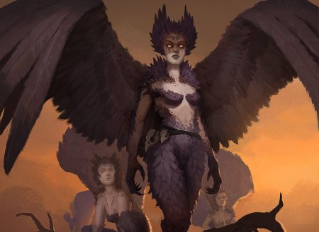 Гарпия мифология арт