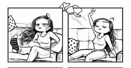 Комикс про лифчик