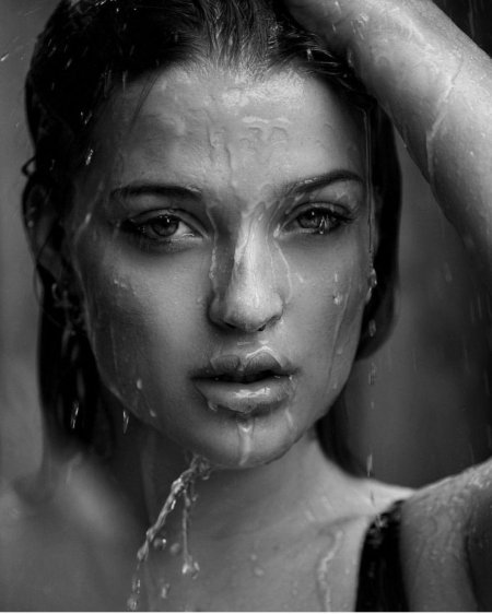 Wet portrait Photography