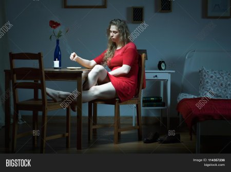 Несчастная одинокая женщина