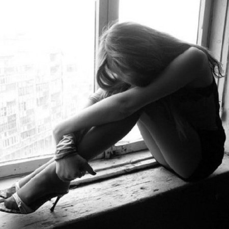 Грусть девушка