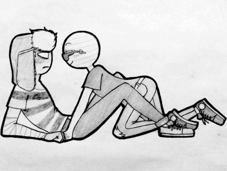 Позы для срисовки пары