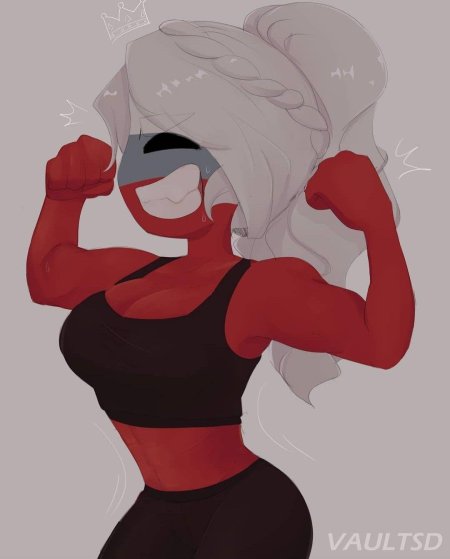 Россия countryhumans девушка