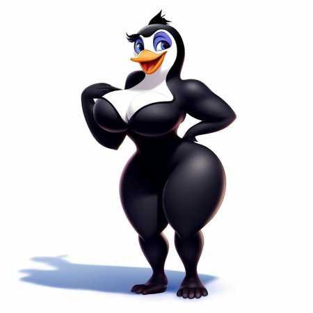 Мультяшный пингвин
