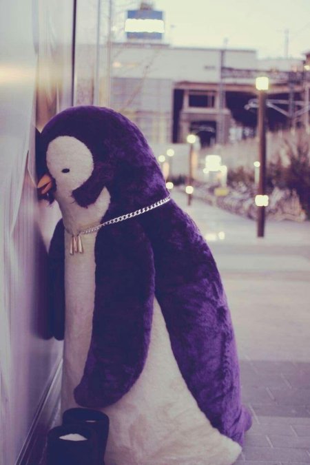 Грустный Пингвин