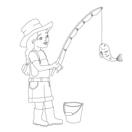 Раскраски для мальчиков рыбалка