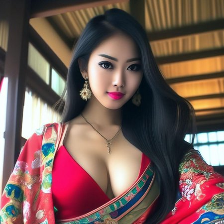 Азиатские девушки декольте