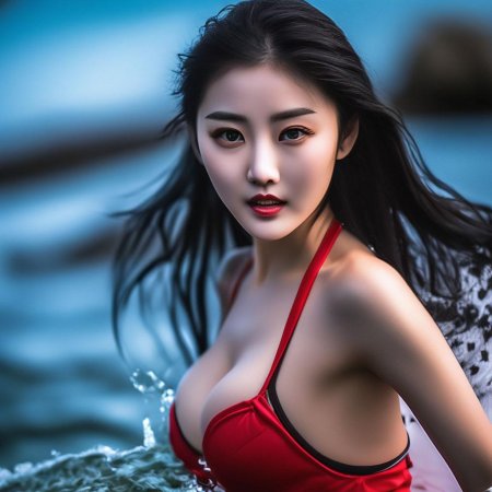 Красивая китайская девушка