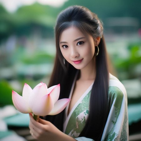 Красивая девушка китаянка