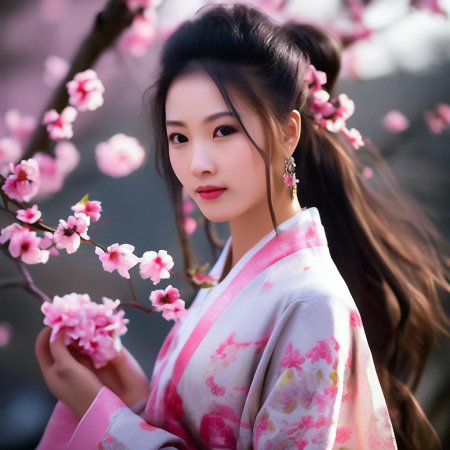 Красивая японская девушка