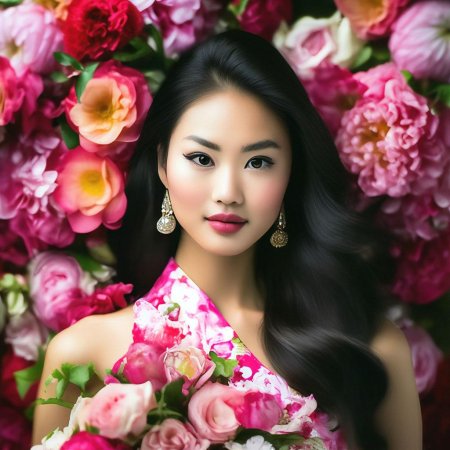 Модели азиатки