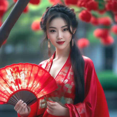 Девушка в китае