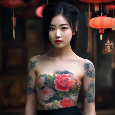 Девушка китаянка