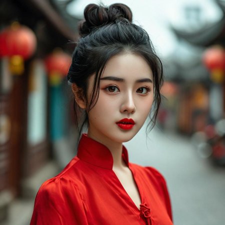 Красивая девушка китаянка