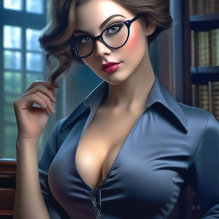 Красивая библиотекарша