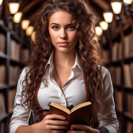 В библиотеке