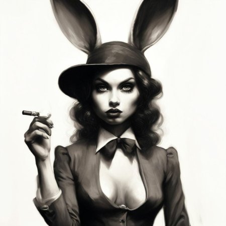 Девушка с сигарой