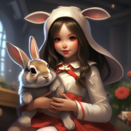 Кролики милые