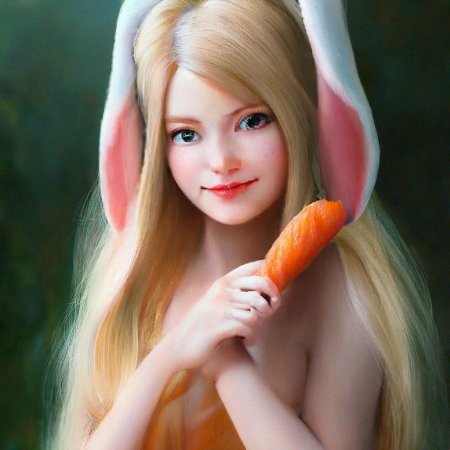 Девушка кролик
