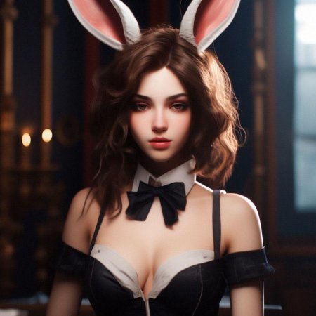 Девушка кролик