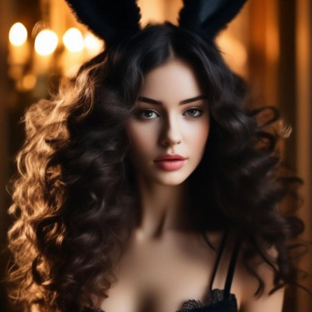 Красивая брюнетка