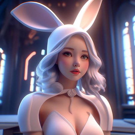 Красивый зайчик