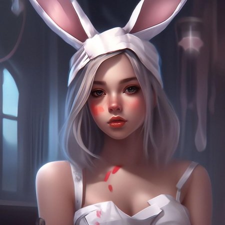 Девушка зайка