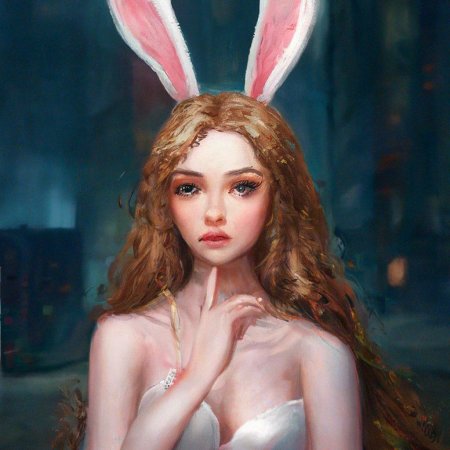 Заяц красивый