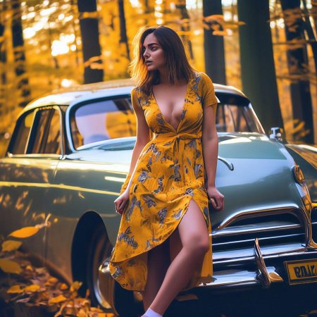 Красивая девушка в сарафане