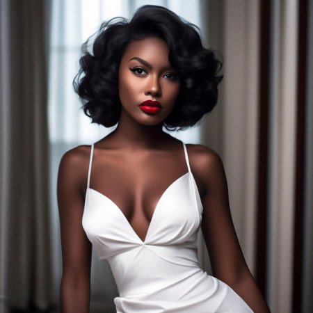 Темнокожая девушка