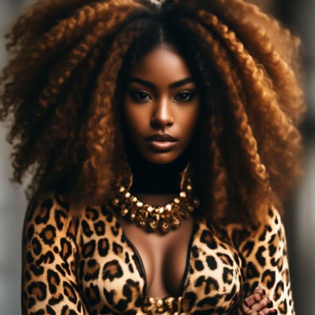 Красивая темнокожая девушка