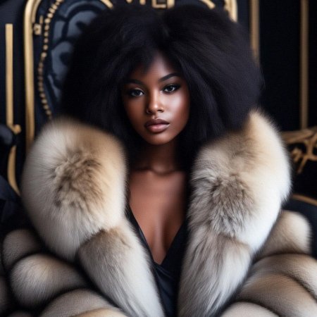 Красивая темнокожая девушка