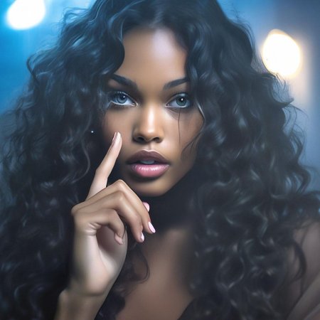 Темнокожая девушка