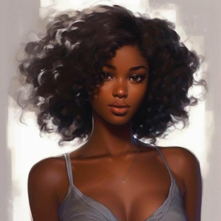 Темнокожая девушка