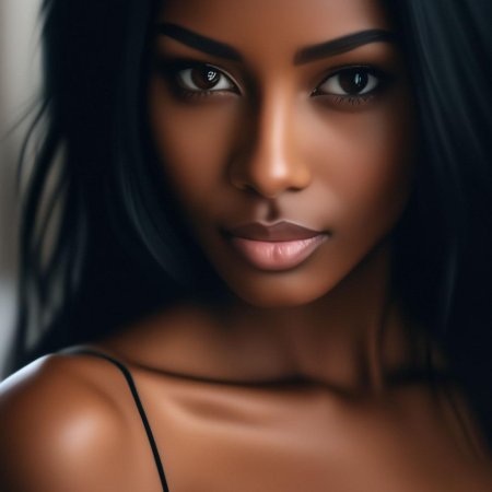 Темнокожая девушка