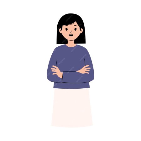 Женщина со скрещенными руками