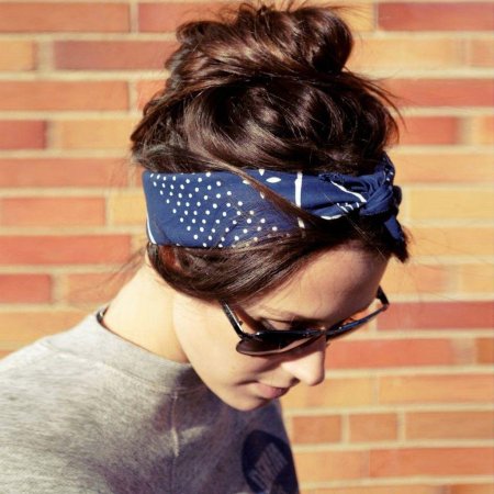 Прически с банданой