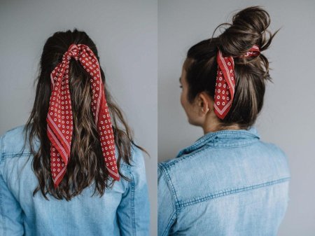 Прически с банданой