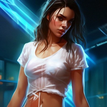 Мокрая майка