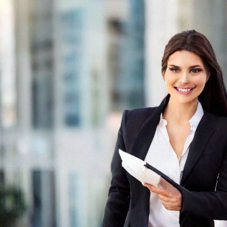 Девушка деловая