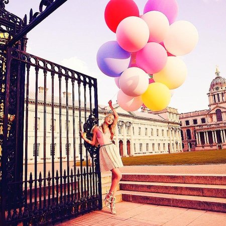 Фотосессия с воздушными шарами