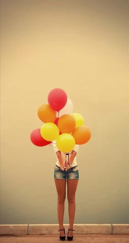 Фотосессия с воздушными шарами