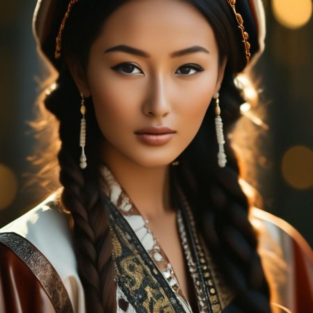 Киргизы внешность женщины