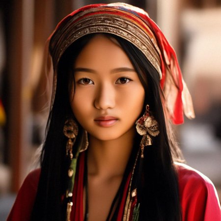 Монголка девушка