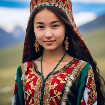 Девушки из киргизии