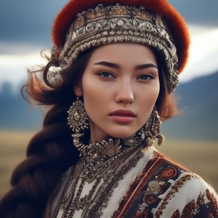 Киргизы внешность женщины