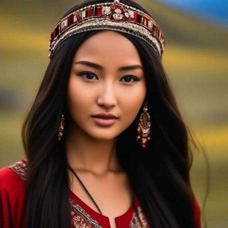 Кыргызская девушка