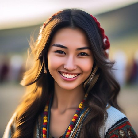 Казахская женщина