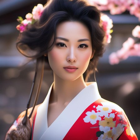 Красивая японская девушка