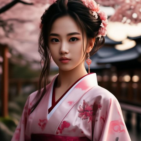 Красивая азиатская девушка